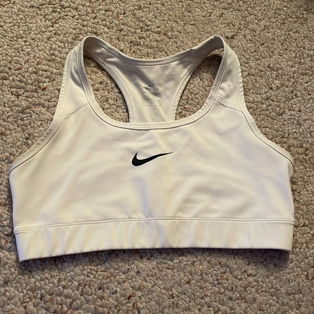 Women’s White Nike Sports Bra - Size Small